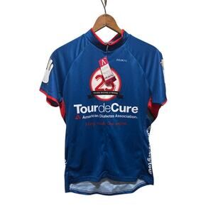 Primal Cycling Jersey Mens Large Short Sleeve Tour de Cure Diabetes NWT